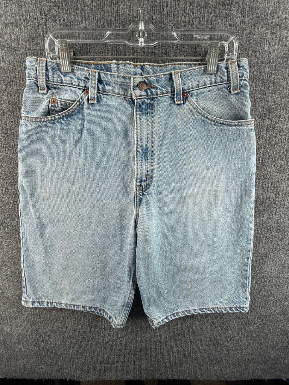 VTG Levis 550 Orange Tab 32 Men Blue Shorts Jorts Denim Adult Cotton ACTL 32x10